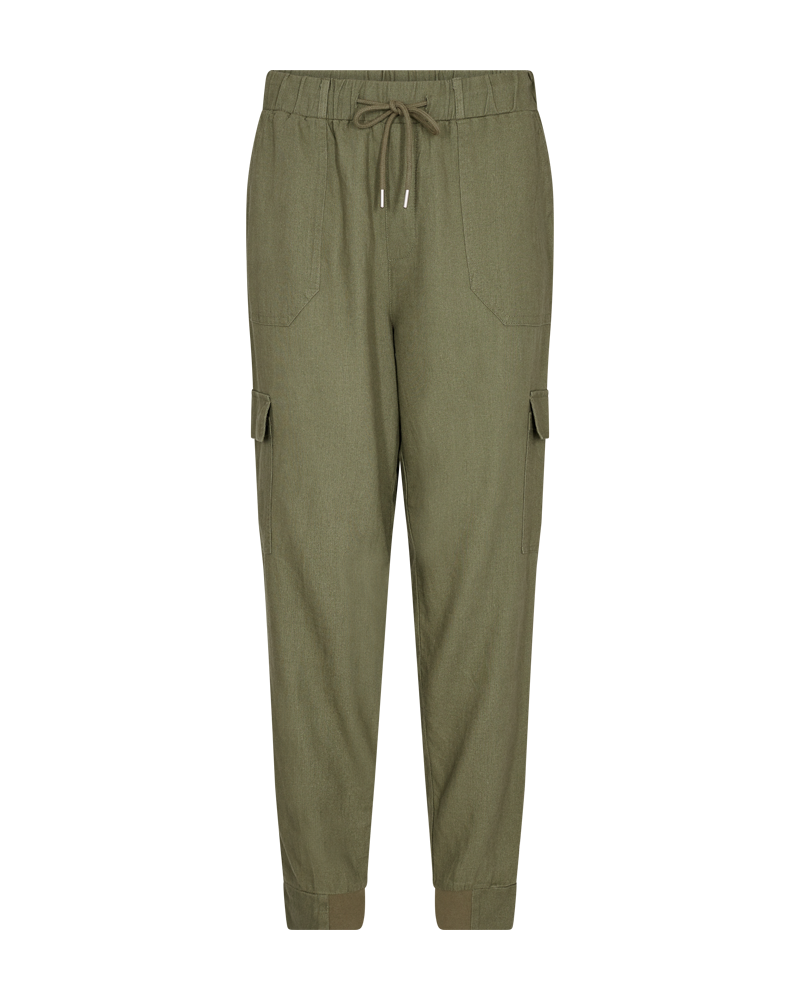 FQLAVA - HOSE MIT LEINEN - GRUN