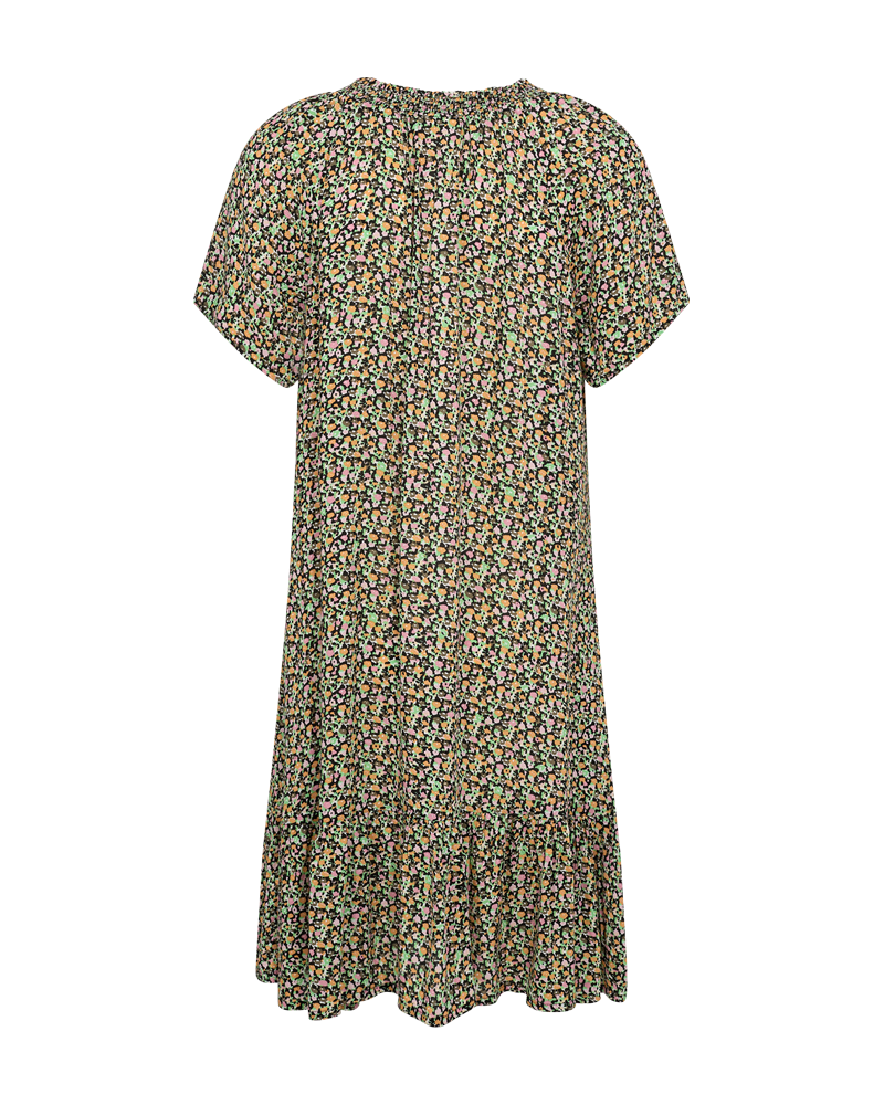 FQADNEY - KLEID - GRUN UND ORANGE
