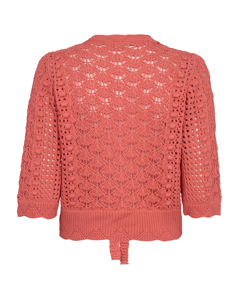 FQESSAY - CARDIGAN - ROT