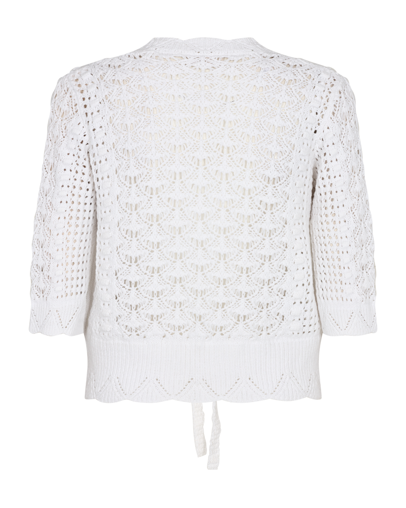FQESSAY - CARDIGAN - WEISS