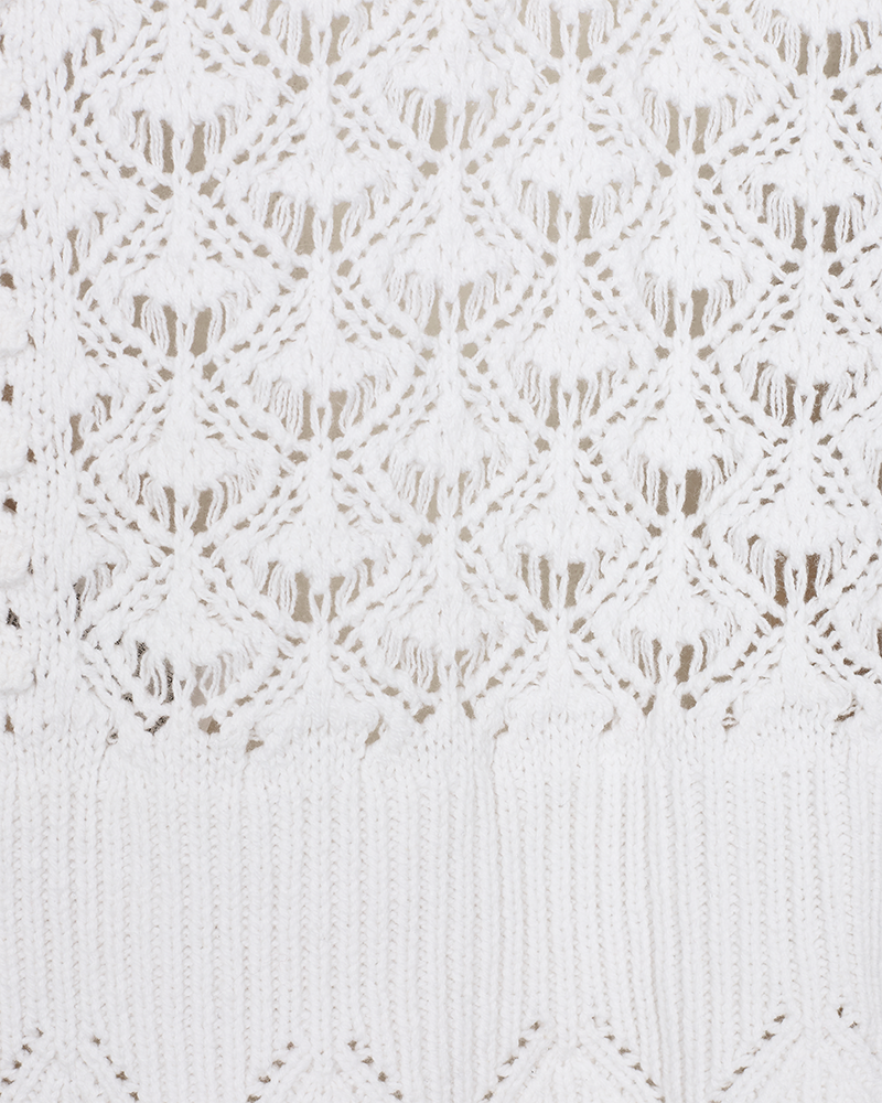 FQESSAY - CARDIGAN - WEISS