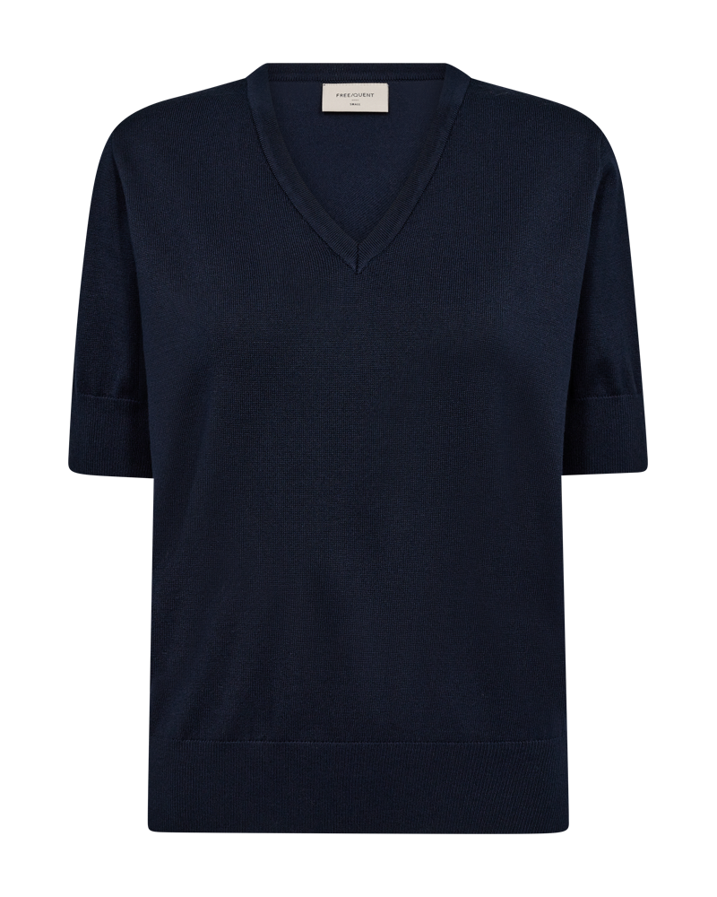 FQKATIE – STRICK PULLOVER - BLAU