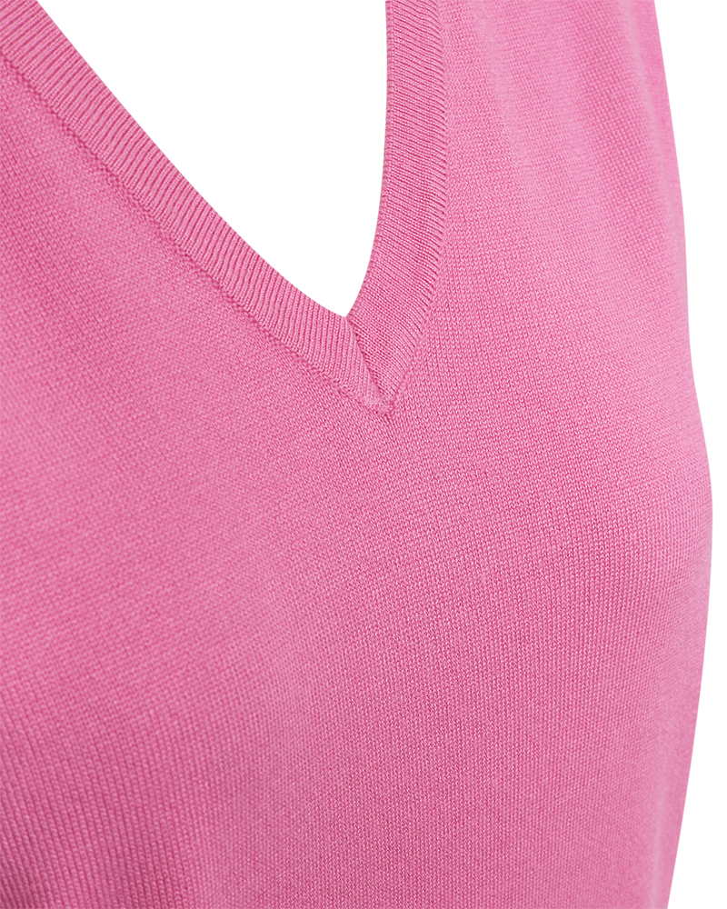 FQKATIE - STRICK PULLOVER - ROSE