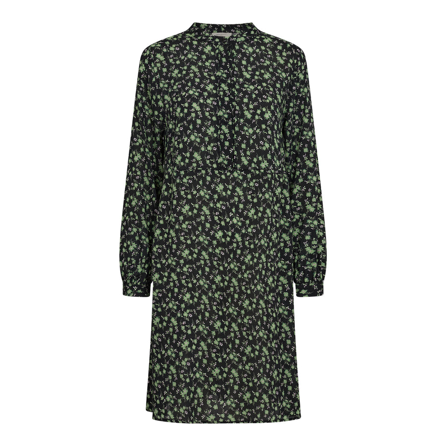 FQADNEY - KLEID - SCHWARZ UND GRUN