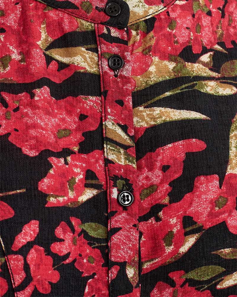 FQTUALIPA - KLEID - SCHWARZ UND ROT