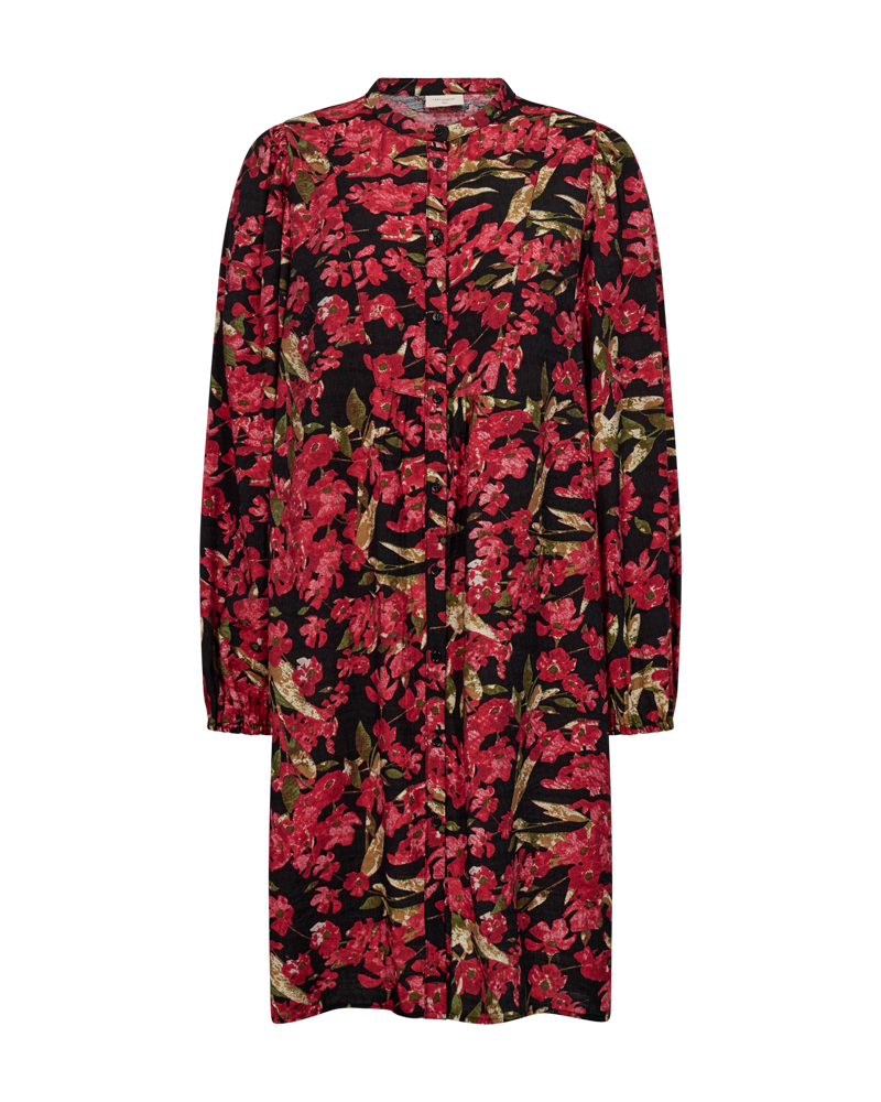 FQTUALIPA - KLEID - SCHWARZ UND ROT