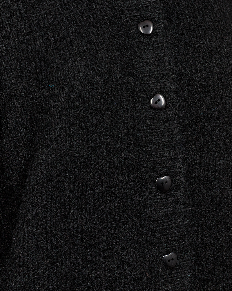 FQLOUISA - CARDIGAN - SCHWARZ