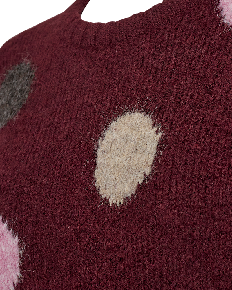 FQLOUISA - PULLOVER - BORDEAUX