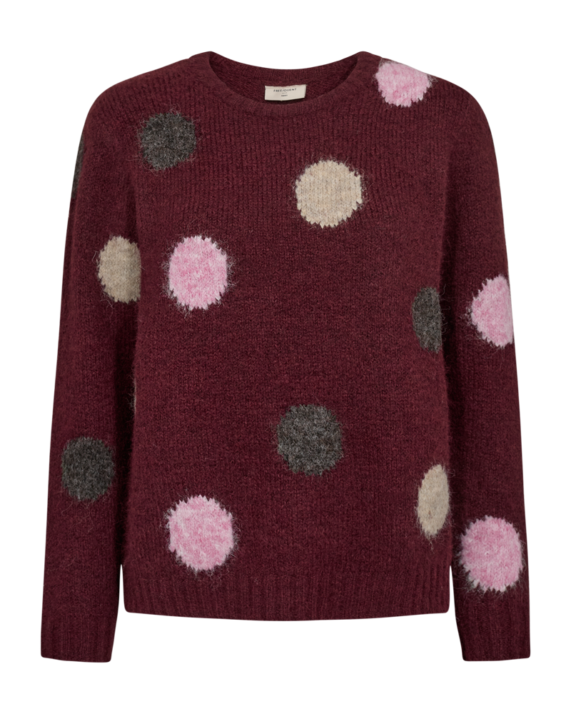 FQLOUISA - PULLOVER - BORDEAUX
