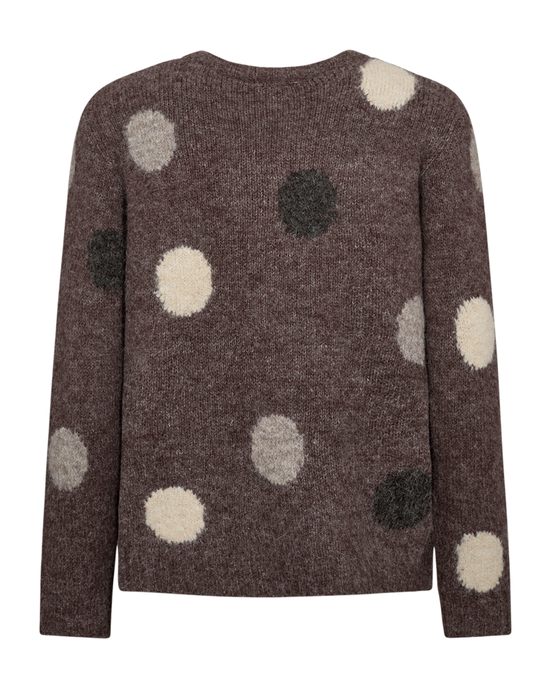 FQLOUISA - PULLOVER - BRAUN UND  BEIGE