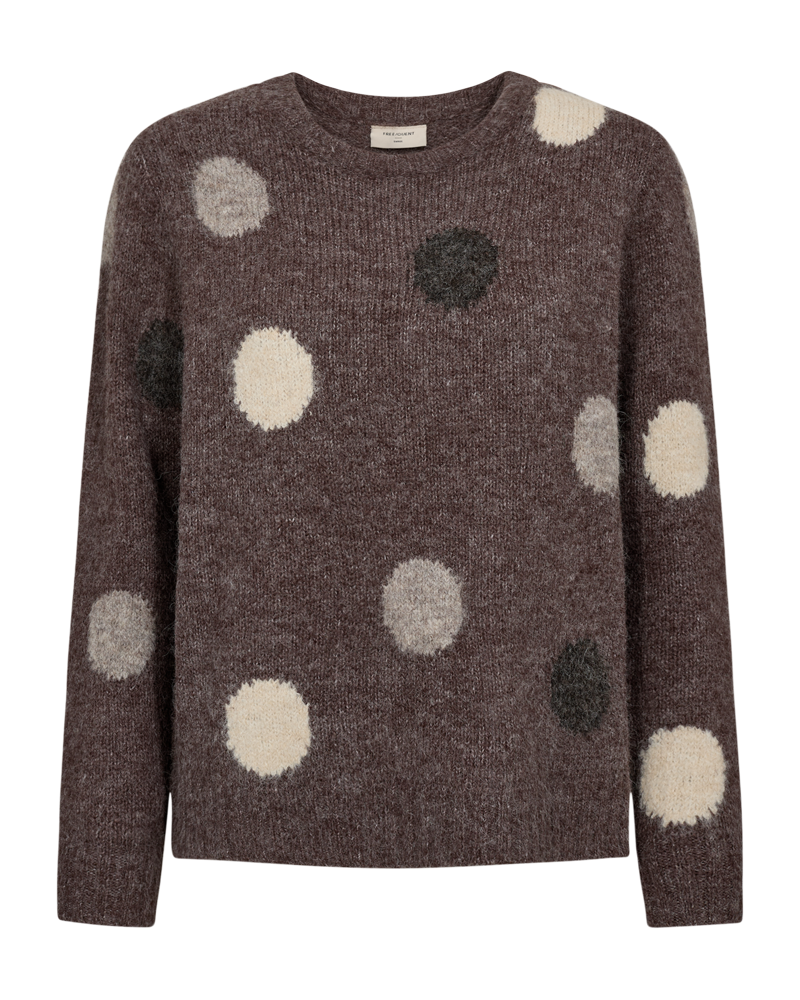 FQLOUISA - PULLOVER - BRAUN UND  BEIGE