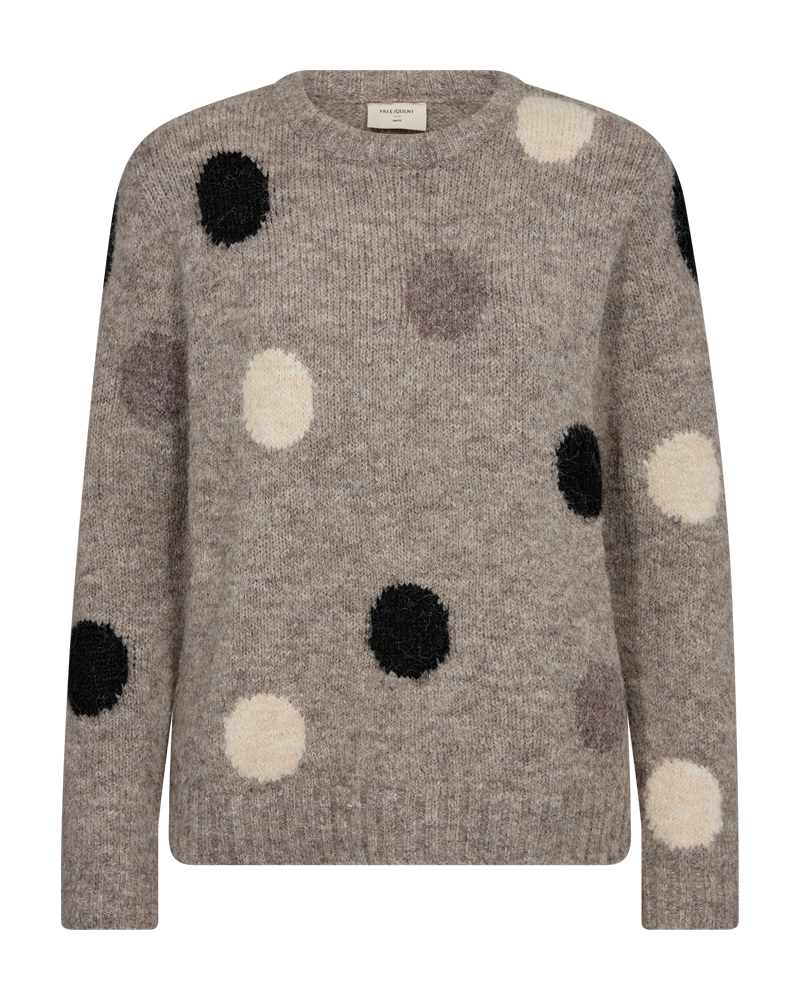 FQLOUISA - PULLOVER - BRAUN UND SCHWARZ