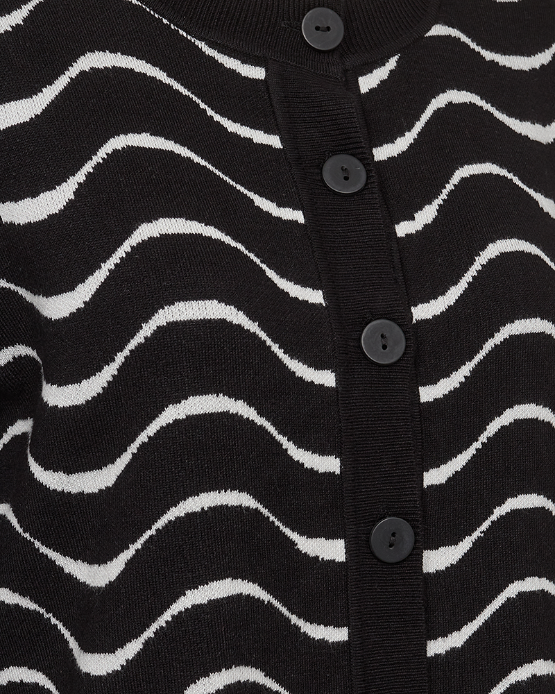 FQANI - CARDIGAN - SCHWARZ