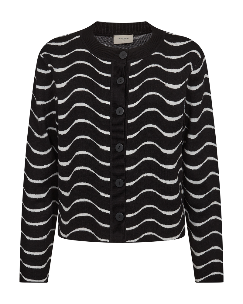 FQANI - CARDIGAN - SCHWARZ