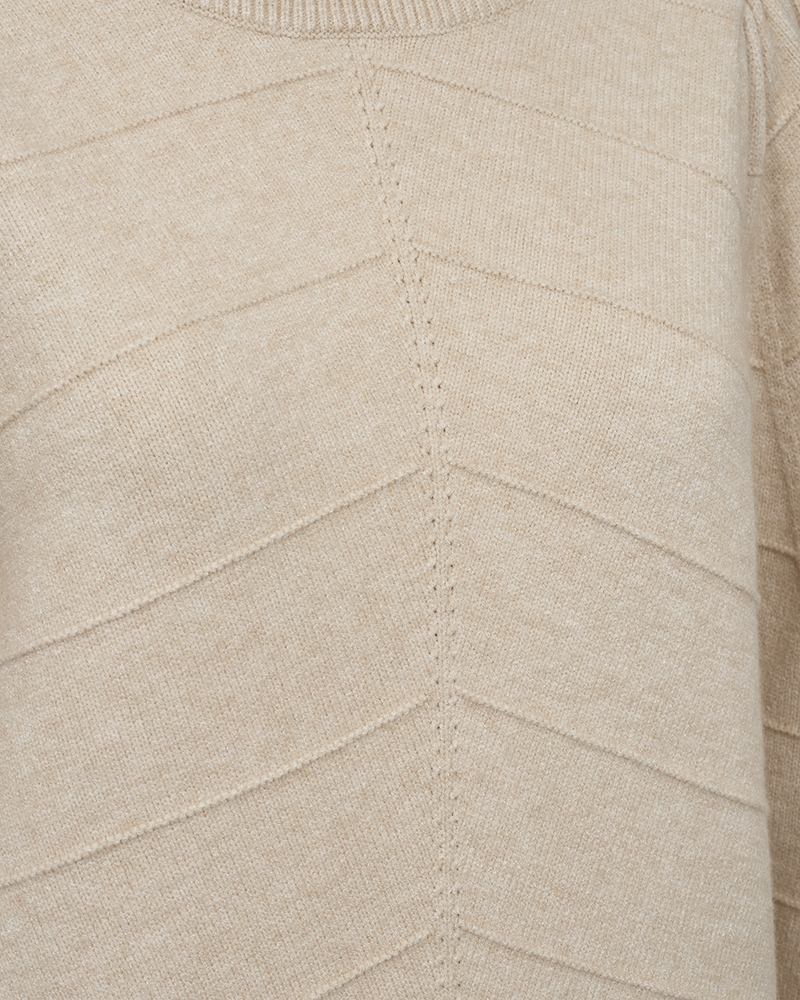 FQCLAURA - PULLOVER - BEIGE