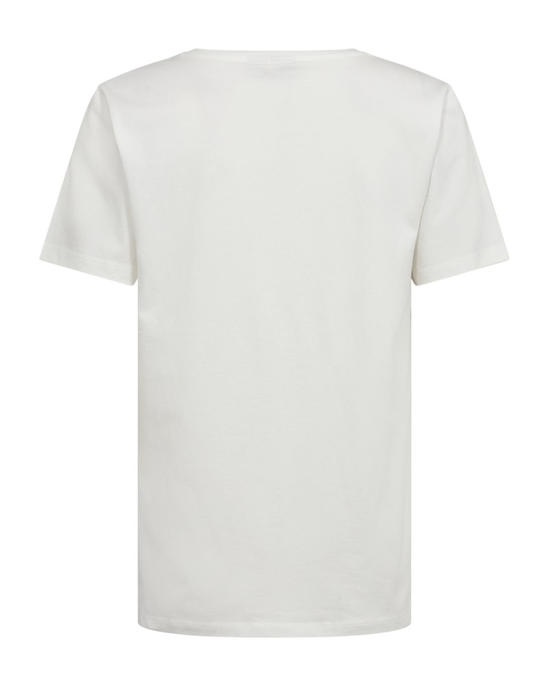 FQFENJAL - T-SHIRT - GRUN UND WEISS