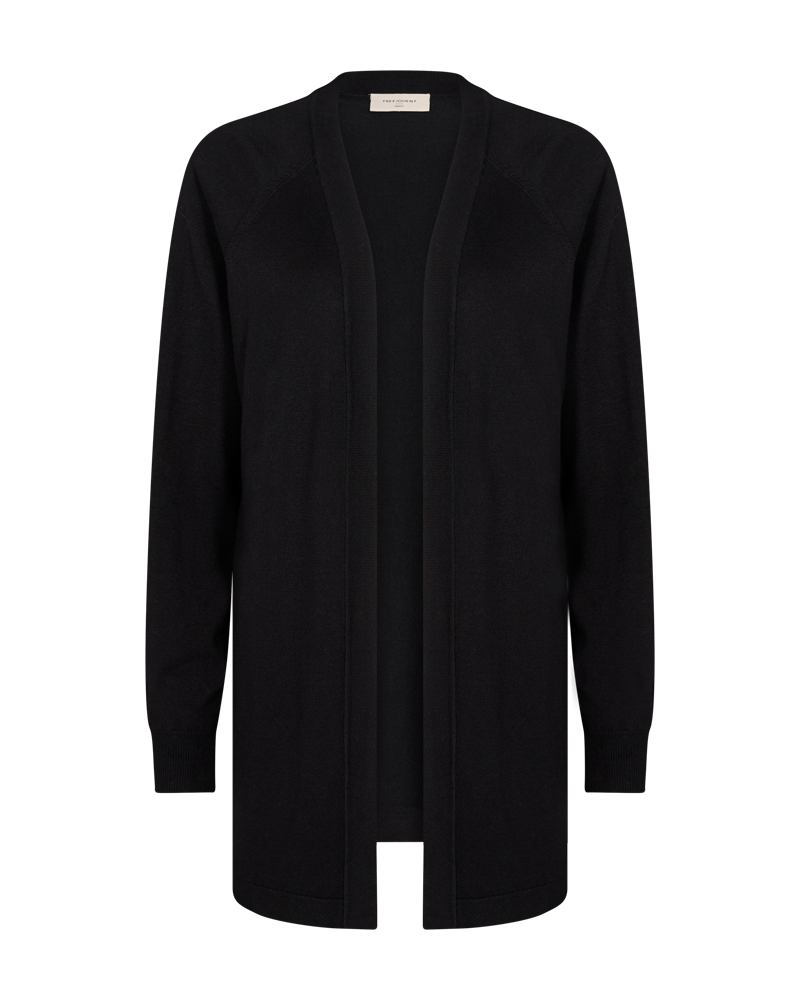 FQPLAIN - STRICKJACKE - SCHWARZ