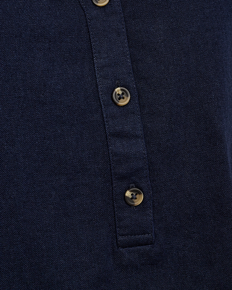 FQLAVA - HEMD MIT V-AUSSCHNITT - BLAU