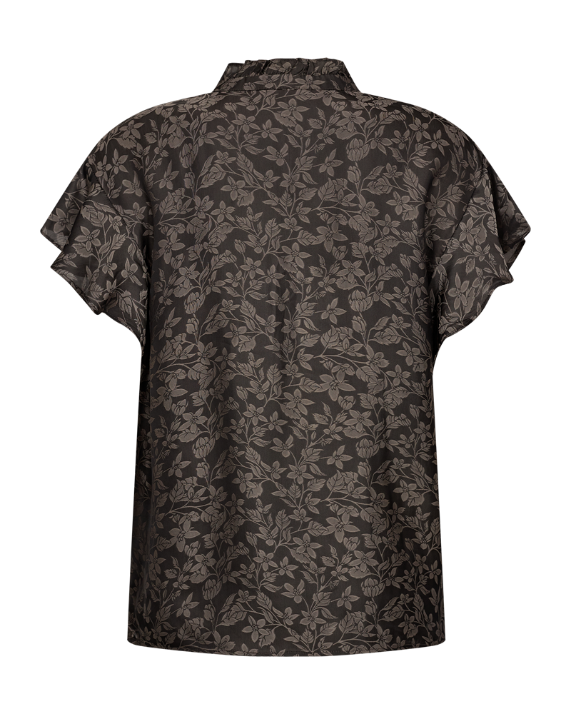 FQNONO - BLUSE - SCHWARZ UND BRAUN