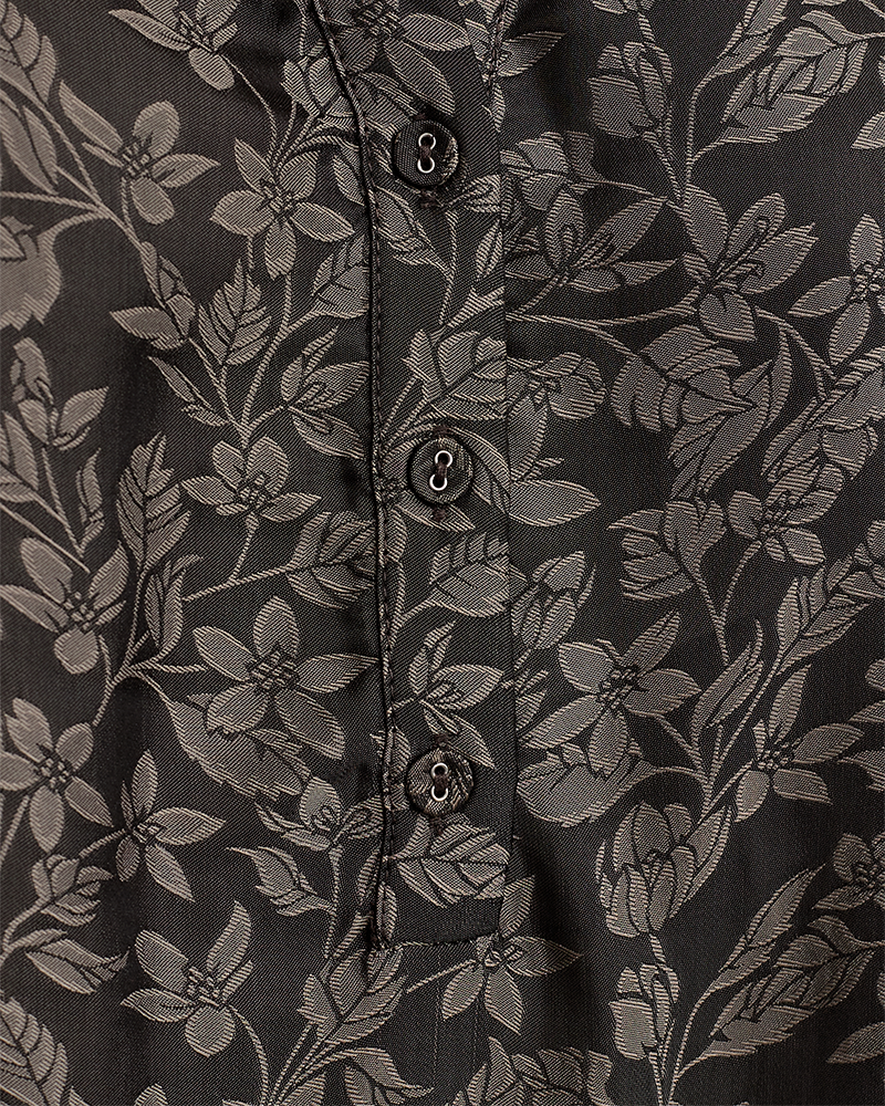 FQNONO - BLUSE - SCHWARZ UND BRAUN