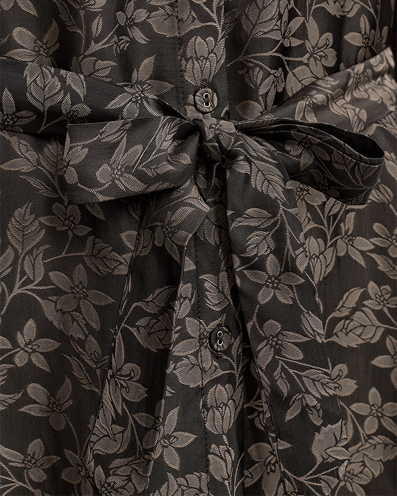 FQNONO - KLEID - SCHWARZ UND BRAUN