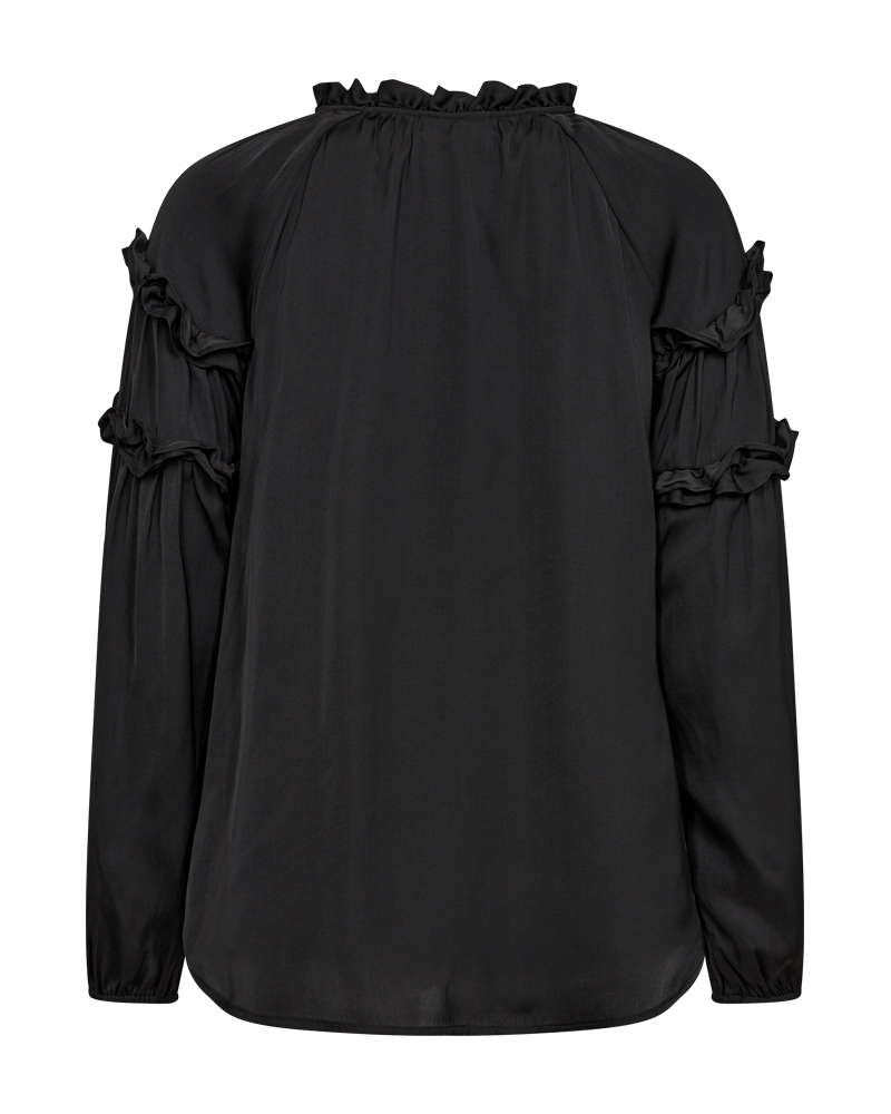 FQSOMIA - BLUSE - SCHWARZ