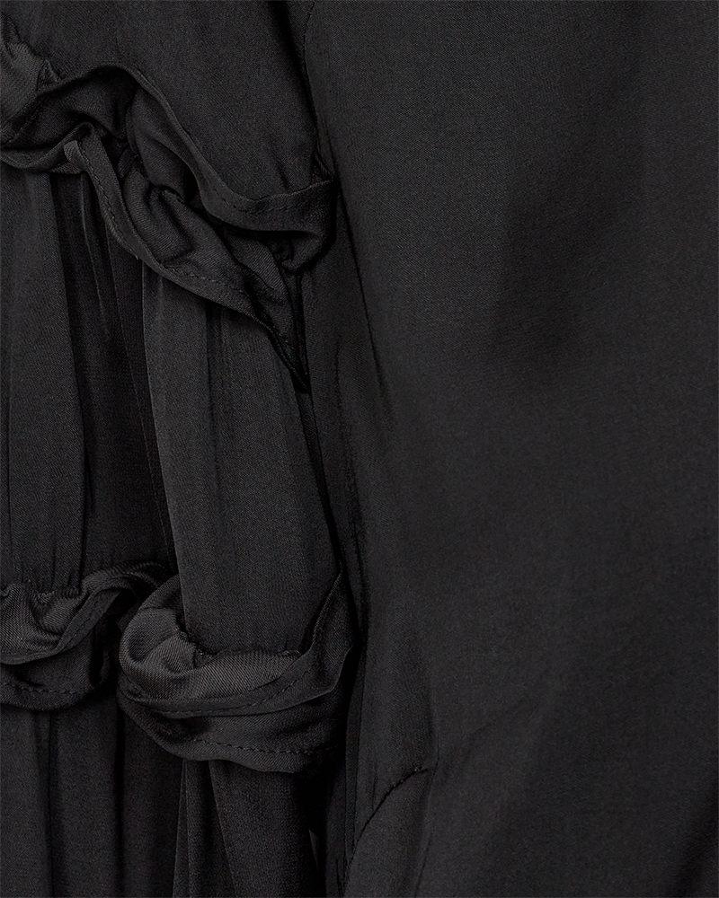 FQSOMIA - BLUSE - SCHWARZ