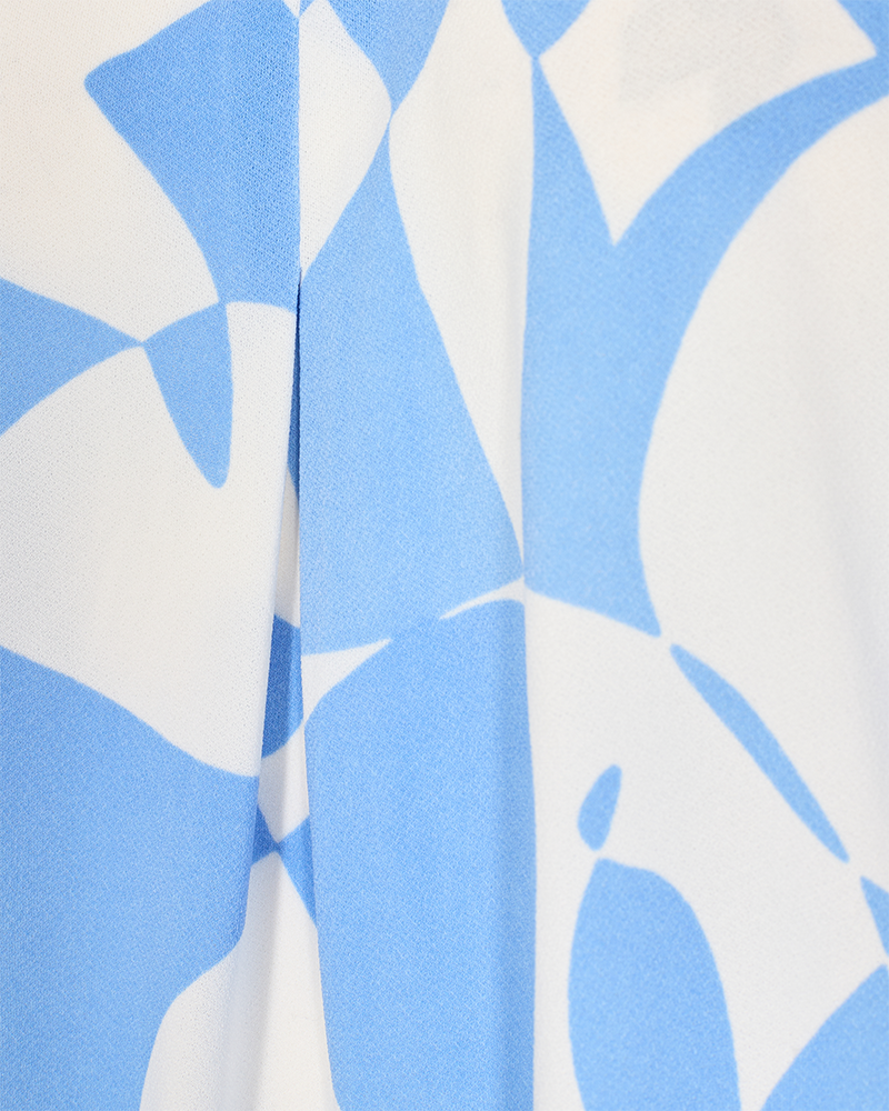 FQFLOI - KLEID - BLAU UND WEISS