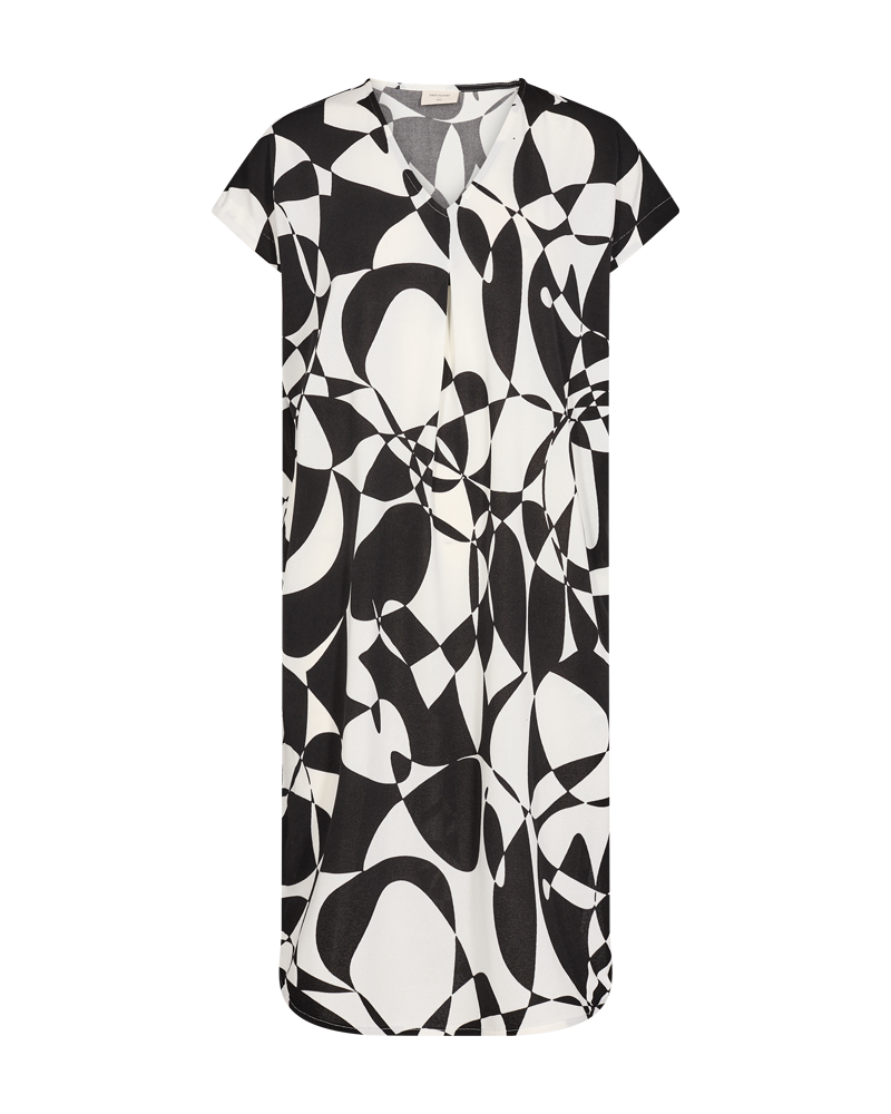 FQFLOI - KLEID - SCHWARZ UND WEISS