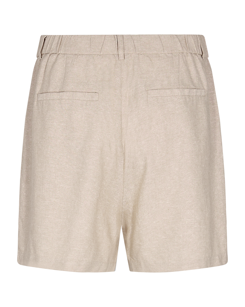 FQLAVA - SHORTS MIT LEINEN - BEIGE