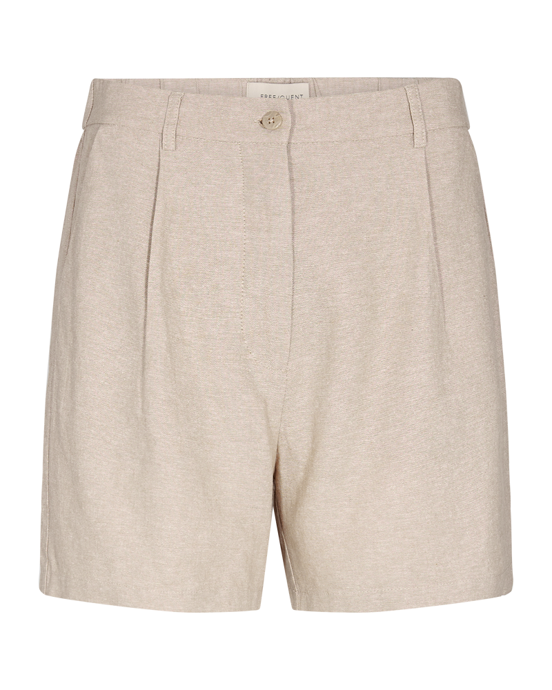 FQLAVA - SHORTS MIT LEINEN - BEIGE