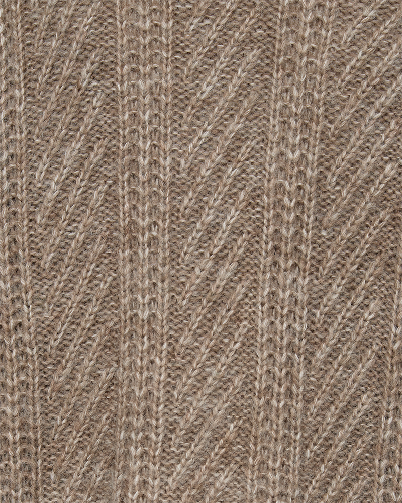 FQNELLY - STRICKPULLOVER - BRAUN