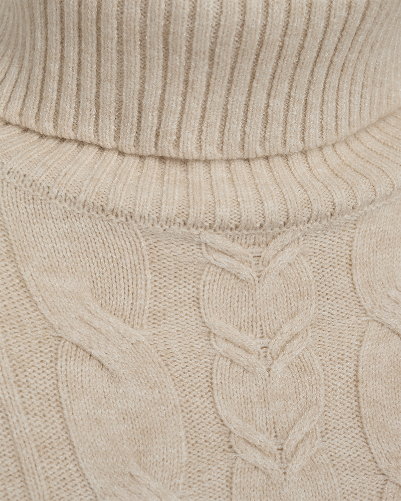 FQCLAURA - PULLOVER - BEIGE