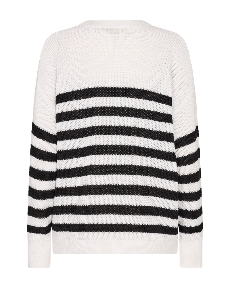 FQIBEN - PULLOVER - SCHWARZ UND WEISS