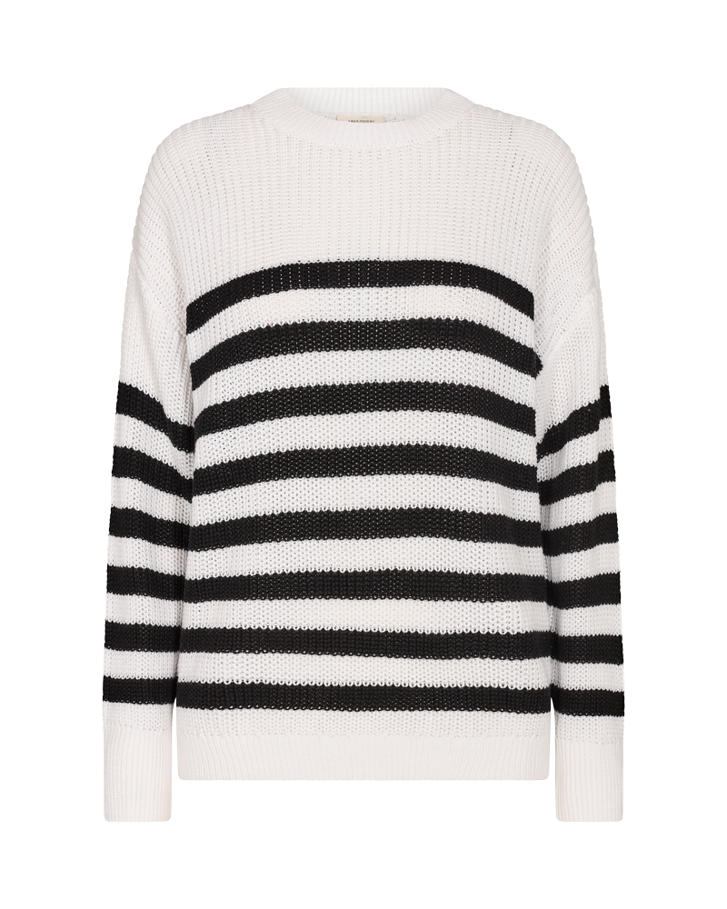 FQIBEN - PULLOVER - SCHWARZ UND WEISS