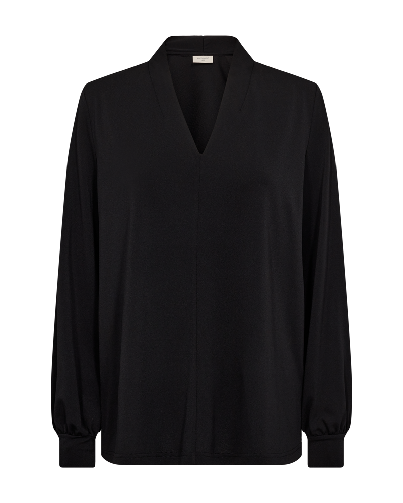 FQYRSA - BLUSE - SCHWARZ