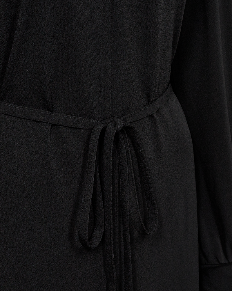 FQYRSA - KLEID - SCHWARZ