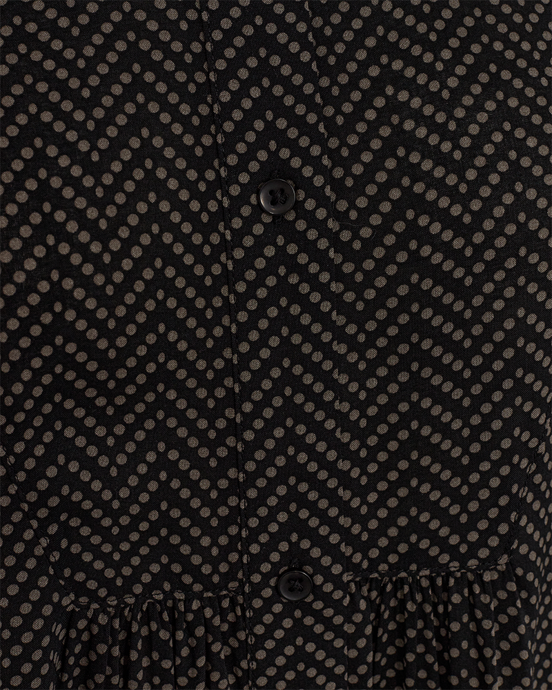 FQADNEY - KLEID - SCHWARZ UND BRAUN
