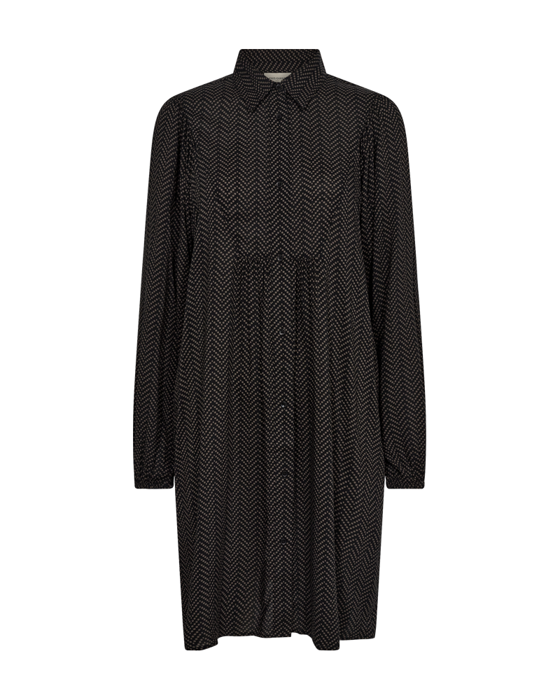 FQADNEY - KLEID - SCHWARZ UND BRAUN