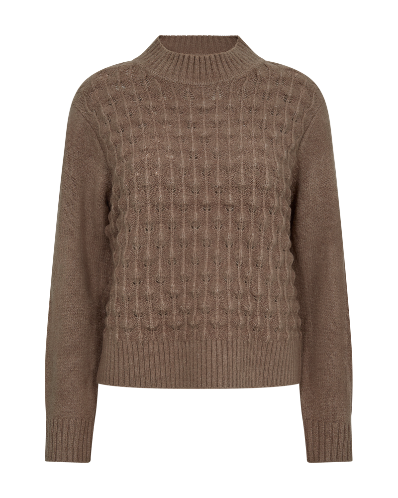 FQTRAY - PULLOVER - BRAUN