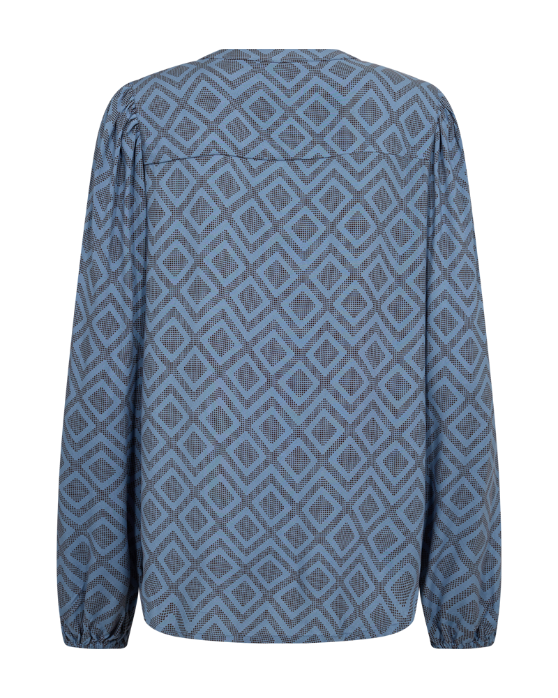 FQBLIE - HEMD - BLAU UND BRAUN