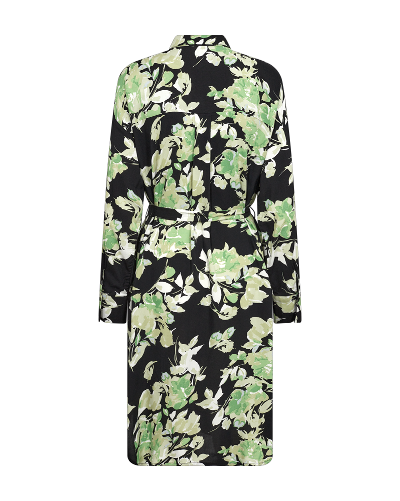 FQMISON - KLEID - SCHWARZ UND GRUN