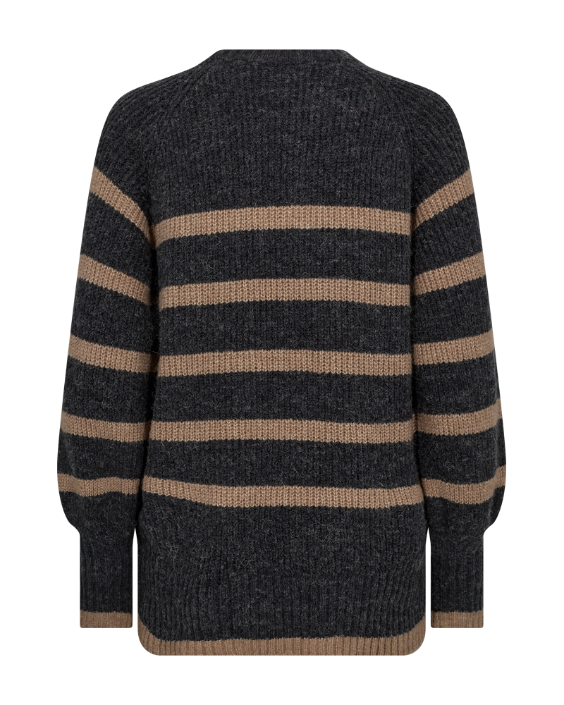 FQSILA - PULLOVER - BRAUN UND GRAU