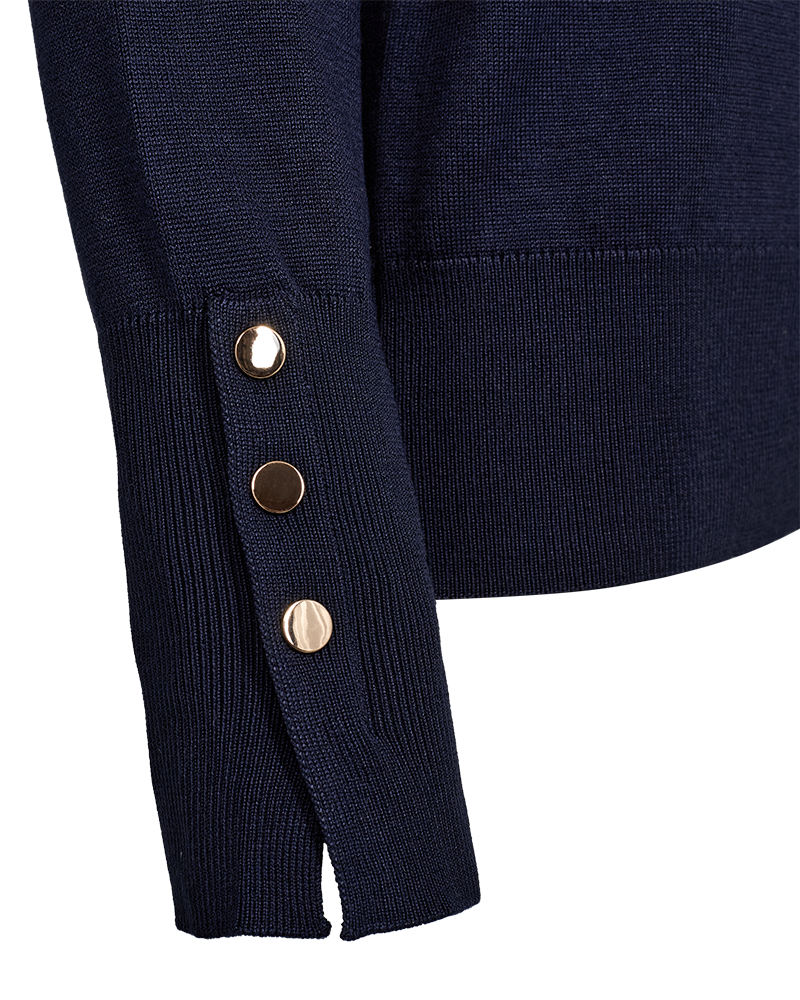 FQKATIE - PULLOVER - BLAU