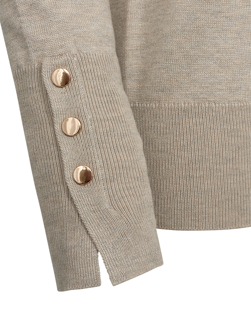 FQKATIE - PULLOVER - BEIGE