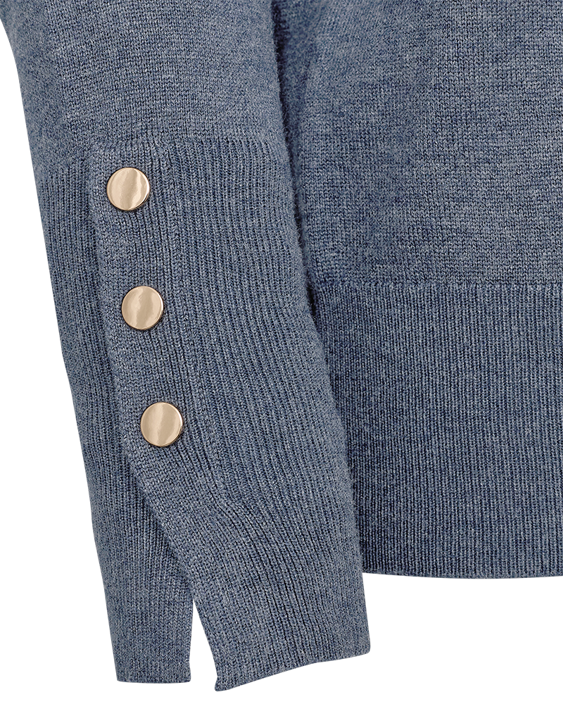 FQKATIE - PULLOVER - BLAU