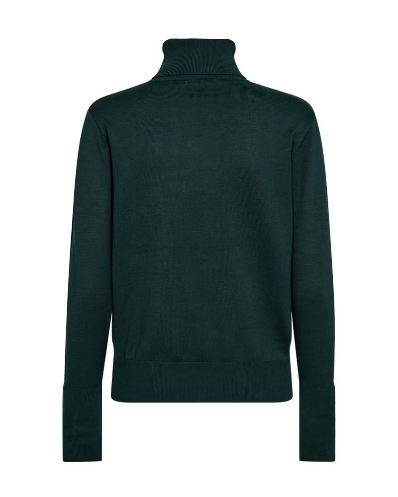 FQKATIE - ROLLKRAGEN PULLOVER - GRUN