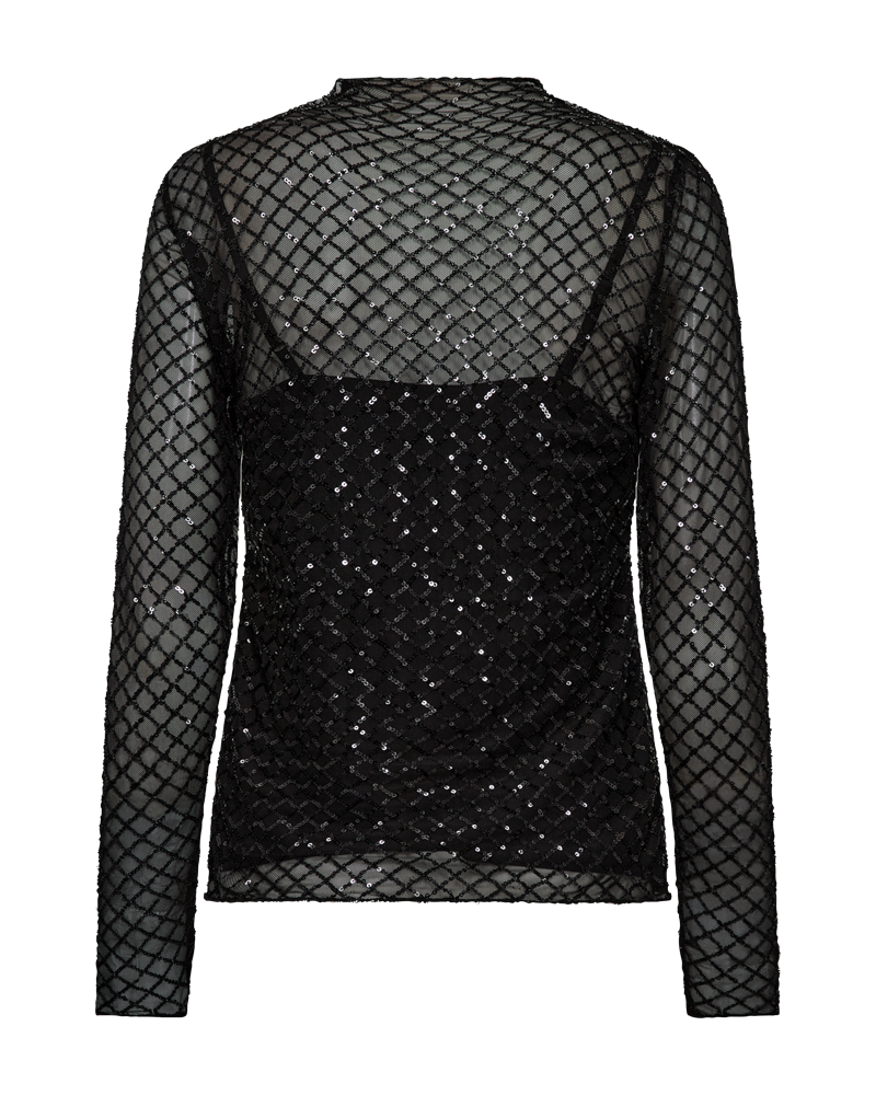FQHERLIG - BLUSE - SCHWARZ