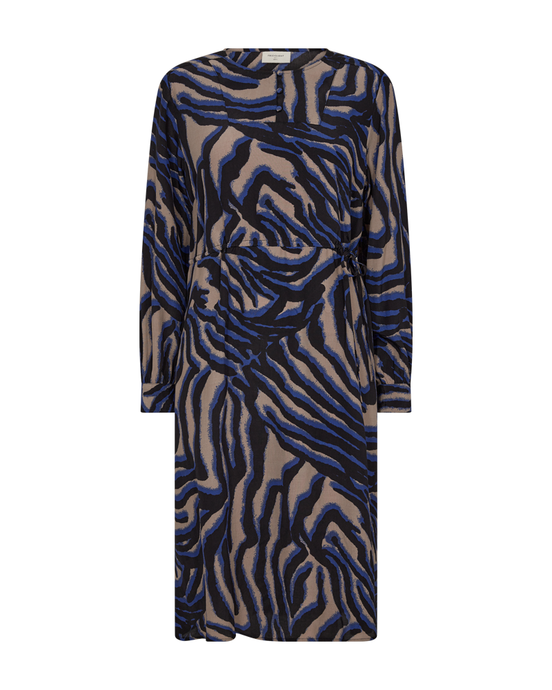 FQSEBREA - KLEID - BEIGE UND BLAU