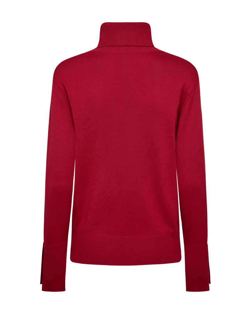 FQKATIE - ROLLKRAGENPULLOVER - ROT